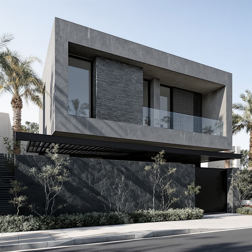Fifth Settlement villa detailed architectural rendering