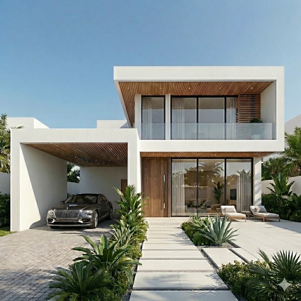 Sheikh Zayed Villa detail view
